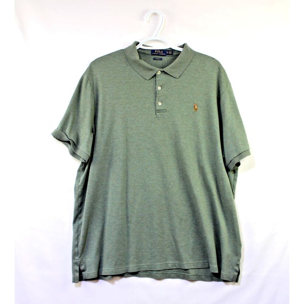 Mens Polo Ralph Lauren Shirt Size XL Classic Fit Flesh Pony Preppy